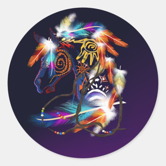 Hornkleber Runder Aufkleber (Vorderseite)