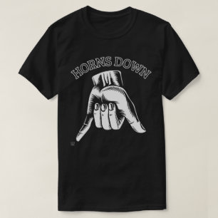 "HORNS DOWN"        T-Shirt