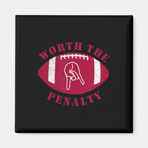 Horns Down wert die Strafe Oklahoma Texas Red Ri Magnet