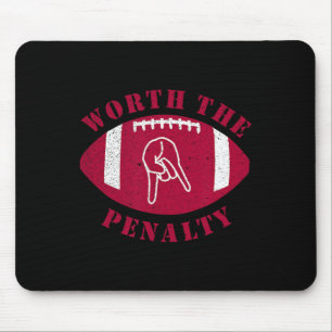 Horns Down wert die Strafe Oklahoma Texas Red Ri Mousepad