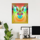 Horns of Hathor Variation 2 Art Print Poster (Heimbüro)