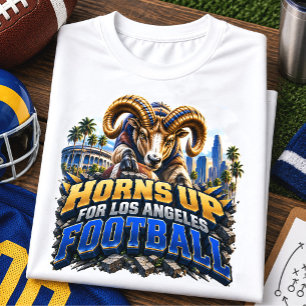 Horns Up für Los Angeles Football-Fan T-Shirt