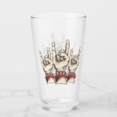 Horns Up Glas (Rückseite)