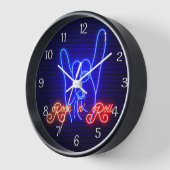 Horns Up Rock 'n Roll Uhr (Winkel)