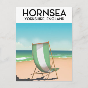 Hornsea, Hornsea, Yorkshire England Reiseplakat Postkarte