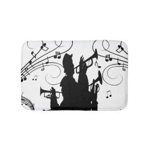 Hornsection Trompete Jazz-Musik Badematte