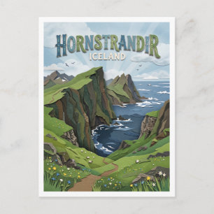 Hornstrandir Ísafjörður Island Postkarte