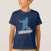 Hornussen Schweiz T-Shirt (Vorderseite)