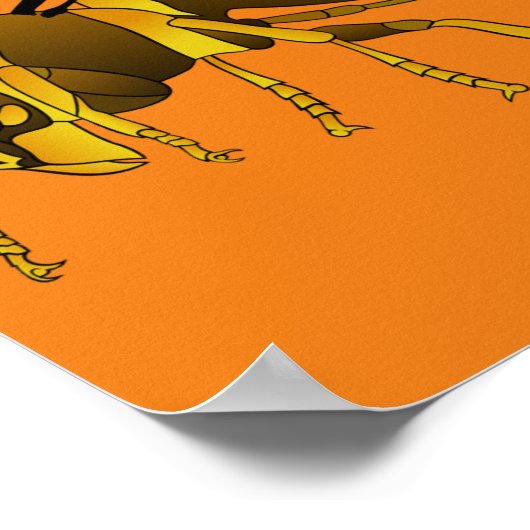 Hornwespe Poster (Ecke)