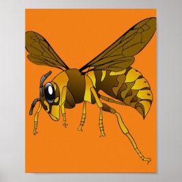 Hornwespe Poster