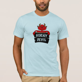 Horny Devil T - Shirt Angepasst