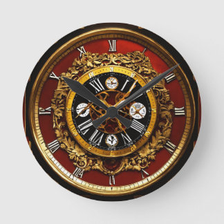 "Horological Harmony: The Ghadi Edition" Runde Wanduhr