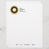 Horoscope Mandala Briefkopf (Vorne/Hinten)