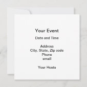 Horoscope Mandala Einladung (Rückseite)