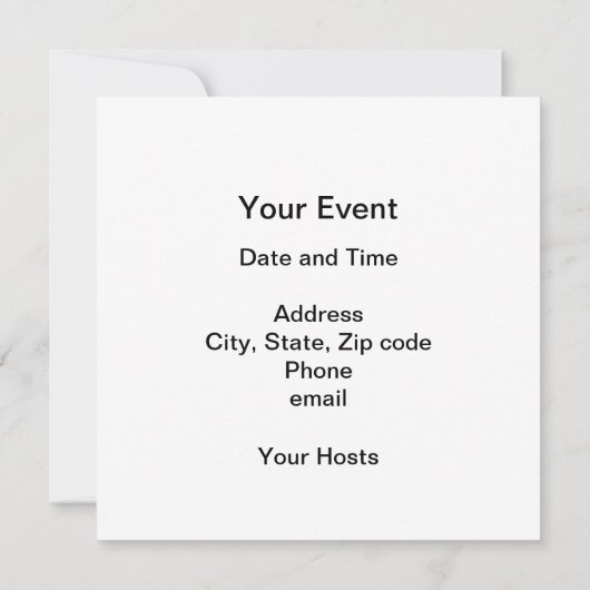 Horoscope Mandala Einladung (Rückseite)