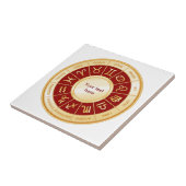 Horoscope Mandala Fliese (Seite)