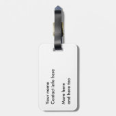 Horoscope Mandala Gepäckanhänger (Rückseite vertikal)