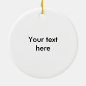 Horoscope Mandala Keramik Ornament (Hinten)