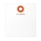 Horoscope Mandala Notizblock (Vorderseite)