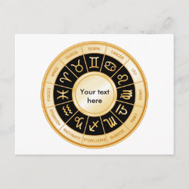 Horoscope Mandala Postkarte
