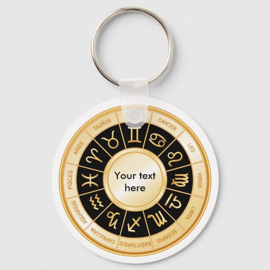 Horoscope Mandala Schlüsselanhänger (Vorderseite)