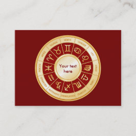 Horoscope Mandala Visitenkarte