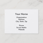 Horoscope Mandala Visitenkarte (Rückseite)