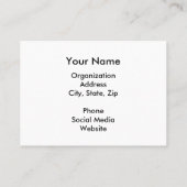 Horoscope Mandala Visitenkarte (Rückseite)