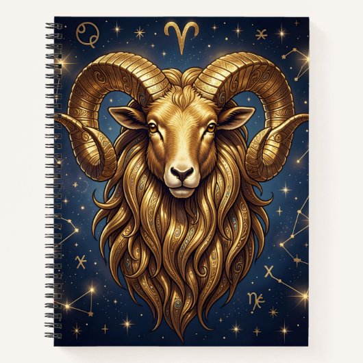 Horoscope Sign Aries | Astrology Traits & Dates Notizblock (Vorderseite)