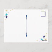 Horoscope Sign Aries | Keeping in Touch Postkarte (Rückseite)