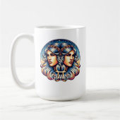 Horoscope Sign Gemini | Twins Astrologie-Zeichen Kaffeetasse (Links)