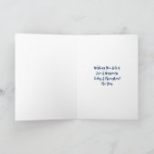 Horoscope Sign Gemini Twins Personalisiert Geburts Karte (Innenseite)