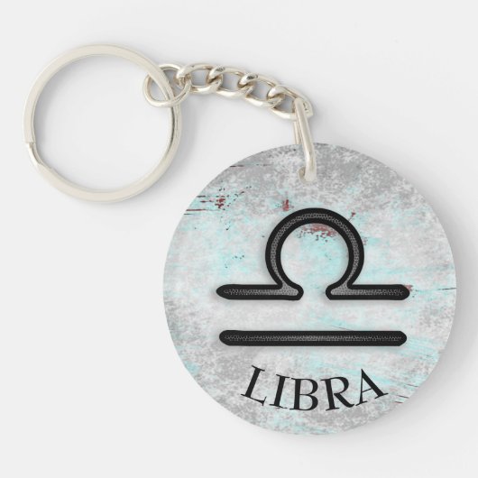 Horoscope Sign Libra Schlüsselanhänger (Vorderseite)