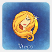 Horoscope Sign Virgo Aufkleber (Vorderseite)