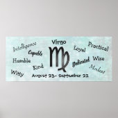 Horoscope Virgo Poster (Vorne)