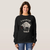 Horoscope Zodiac Sign Bull Taurus 1962 Sweatshirt (Vorne ganz)