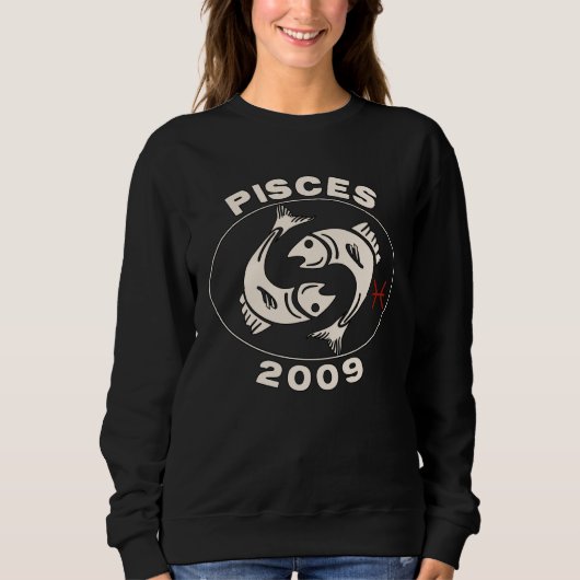 Horoscope Zodiac Sign Fish Pisces 2009 Sweatshirt (Vorderseite)
