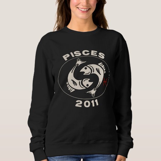 Horoscope Zodiac Sign Fish Pisces 2011 Sweatshirt (Vorderseite)