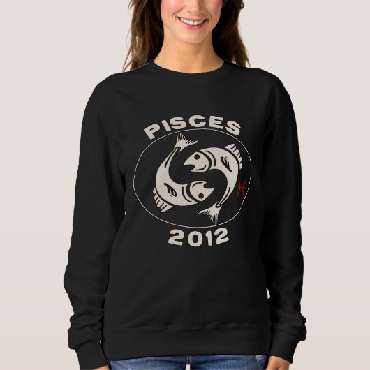 Horoscope Zodiac Sign Fish Pisces 2012 Sweatshirt (Vorderseite)
