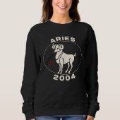 Horoscope Zodiac Sign Ram Aries 2004 Sweatshirt (Vorderseite)