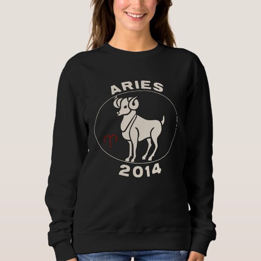 Horoscope Zodiac Sign Ram Aries 2014 Sweatshirt (Vorderseite)