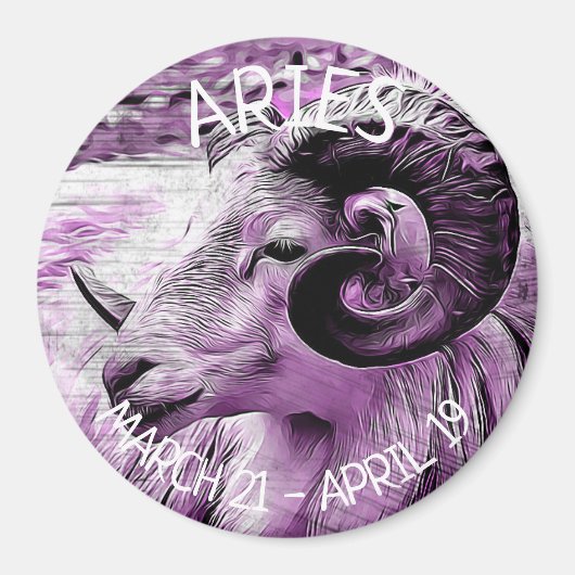 Horoskop Aries Magnet (Vorne)