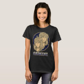Horoskop Ascendant Gemini Zodiac Sign Gel T-Shirt (Vorne ganz)