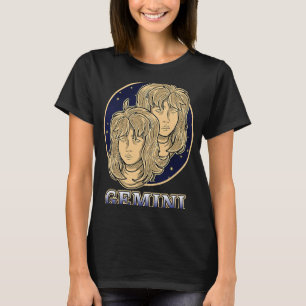 Horoskop Ascendant Gemini Zodiac Sign Gel T-Shirt