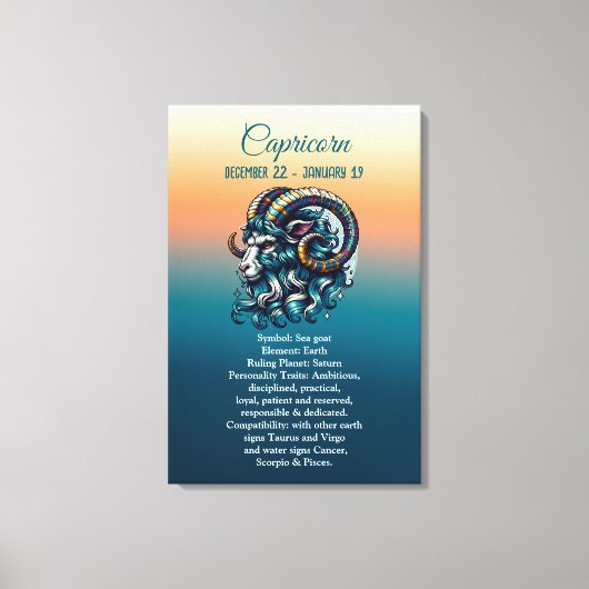 Horoskop Astrologisches Schild (Vorderseite)