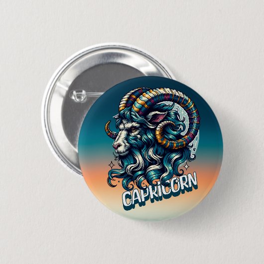 Horoskop Astrologisches Schild Button (Vorne & Hinten)