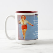 Horoskop: CAPRICORN (mit G) Zweifarbige Tasse (Links)