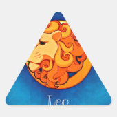 Horoskop Dreieckiger Aufkleber (Vorderseite)