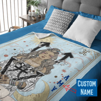 Horoskop Fisces Woman Zodiac Celestial Sun Moon Fleecedecke