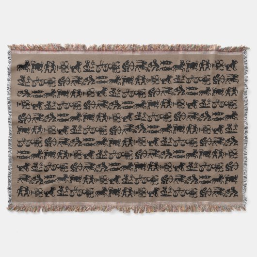 Horoskop-Geschenke für die Astrologie-Knochendecke Decke (Vorderseite)